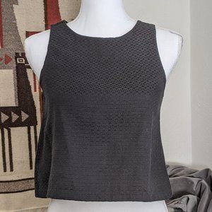 🌻 Necessary Objects Black Crop Tank Top